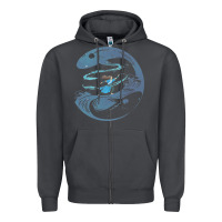 Smoke Avatar Katara Zipper Hoodie - artisFamous