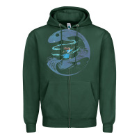 Sports Green Avatar Katara Zipper Hoodie - artisFamous
