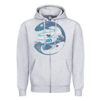 Heather Grey Avatar Katara Zipper Hoodie - artisFamous