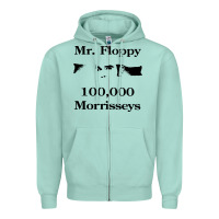 Seafoam mr floppy Zipper Hoodie - artisFamous