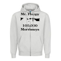 Dove Grey mr floppy Zipper Hoodie - artisFamous