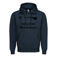 Navy mr floppy Zipper Hoodie - artisFamous