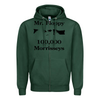 Sports Green mr floppy Zipper Hoodie - artisFamous