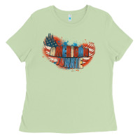 Matcha American junkie 4th of july Ladies Tee - FaDigitalArtStudio