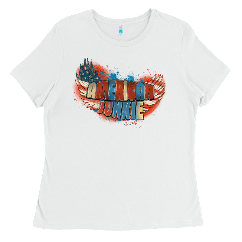 American Junkie 4th Of July Ladies Tee by FaDigitalArtStudio | Teevron