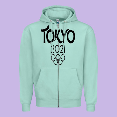 Olympic Ringtokyo 2020 Zipper Hoodie Designed By Artisfamous
