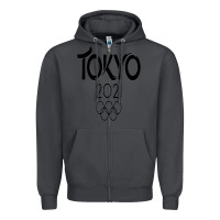 Smoke Olympic RingTokyo 2020 Zipper Hoodie - artisFamous