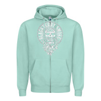 Seafoam blackberry smoke’s Zipper Hoodie - artisFamous