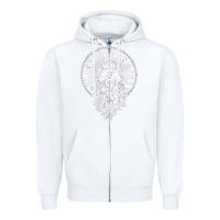 White blackberry smoke’s Zipper Hoodie - artisFamous