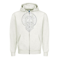 Oatmeal Heather blackberry smoke’s Zipper Hoodie - artisFamous