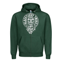Sports Green blackberry smoke’s Zipper Hoodie - artisFamous