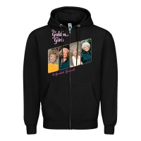 Black THE GOLDEN GIRLS Zipper Hoodie - artisFamous