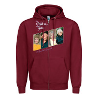 Burgundy THE GOLDEN GIRLS Zipper Hoodie - artisFamous