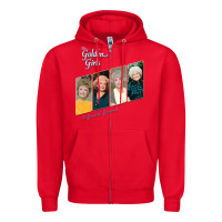 Red THE GOLDEN GIRLS Zipper Hoodie - artisFamous