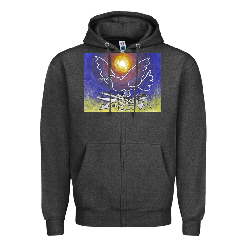 Pablo Picasso Signed & Hand Zipper Hoodie by artisFamous | Teevron