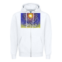 White pablo picasso signed & hand Zipper Hoodie - artisFamous