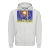 Dove Grey pablo picasso signed & hand Zipper Hoodie - artisFamous