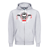 Heather Grey loner rebel Zipper Hoodie - artisFamous