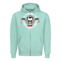 Seafoam loner rebel Zipper Hoodie - artisFamous