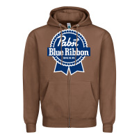 Chestnut pabst blue ribbon Zipper Hoodie - artisFamous