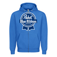 True Royal pabst blue ribbon Zipper Hoodie - artisFamous