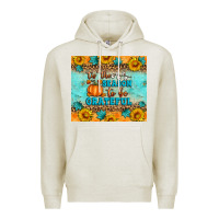 Oatmeal Heather Tis' The Season To Be Grateful Premium Hoodie - Artiststas