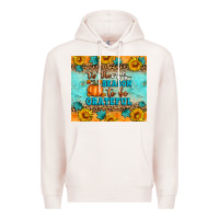 Pale Pink Tis' The Season To Be Grateful Premium Hoodie - Artiststas