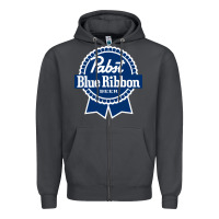 Smoke pabst blue ribbon Zipper Hoodie - artisFamous