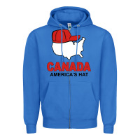True Royal canada america's hat Zipper Hoodie - artisFamous