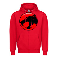 Red thundercats cool Zipper Hoodie - artisFamous