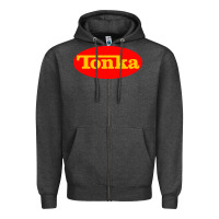 Charcoal Heather tonka truck Zipper Hoodie - artisFamous