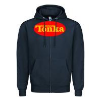 Navy tonka truck Zipper Hoodie - artisFamous