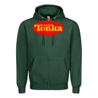Sports Green tonka truck Zipper Hoodie - artisFamous