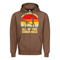 Chestnut vintage this teacher earned all of this summer break Zipper Hoodie - artisFamous