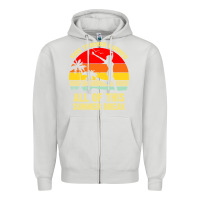 Dove Grey vintage this teacher earned all of this summer break Zipper Hoodie - artisFamous