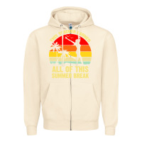Sandshell vintage this teacher earned all of this summer break Zipper Hoodie - artisFamous