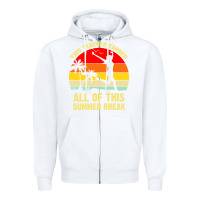 White vintage this teacher earned all of this summer break Zipper Hoodie - artisFamous