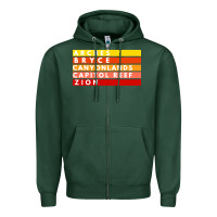 Sports Green utah national parks utah s mighty five souvenir nps moab Zipper Hoodie - artisFamous