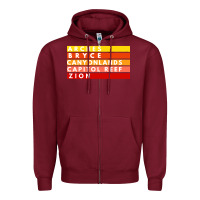 Burgundy utah national parks utah s mighty five souvenir nps moab Zipper Hoodie - artisFamous
