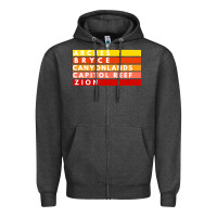 Charcoal Heather utah national parks utah s mighty five souvenir nps moab Zipper Hoodie - artisFamous