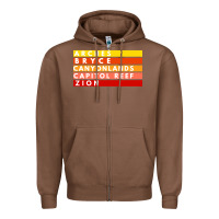 Chestnut utah national parks utah s mighty five souvenir nps moab Zipper Hoodie - artisFamous
