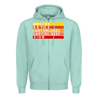 Seafoam utah national parks utah s mighty five souvenir nps moab Zipper Hoodie - artisFamous
