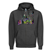 Charcoal Heather hocus pocus car Zipper Hoodie - artisFamous