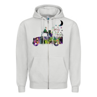 Dove Grey hocus pocus car Zipper Hoodie - artisFamous