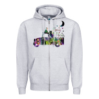 Heather Grey hocus pocus car Zipper Hoodie - artisFamous