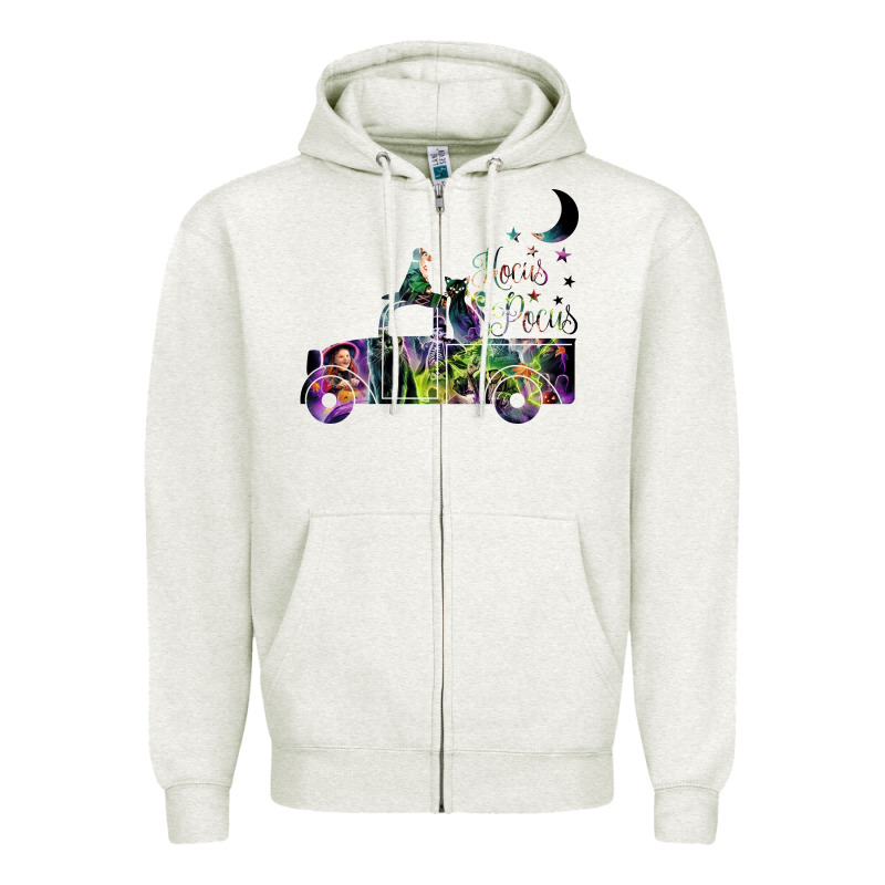 Hocus Pocus Car Zipper Hoodie by artisFamous | Teevron