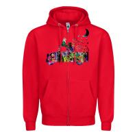 Red hocus pocus car Zipper Hoodie - artisFamous