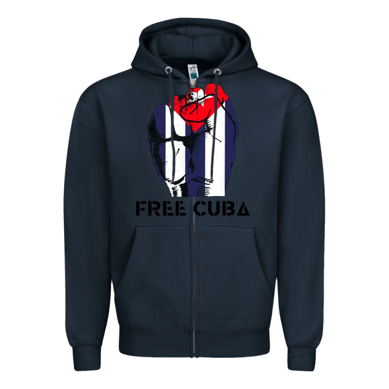 Free Cuba Zipper Hoodie by artisFamous | Teevron
