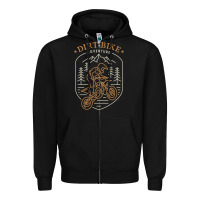 Black dirt bike 1a Zipper Hoodie - artisFamous