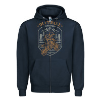 Navy dirt bike 1a Zipper Hoodie - artisFamous